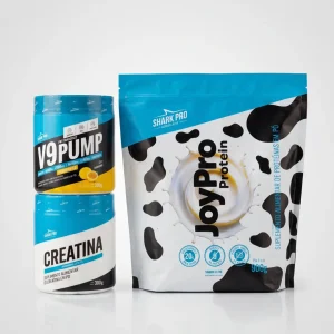 Combo Shark Pro Whey + Creatina + Pré Treino